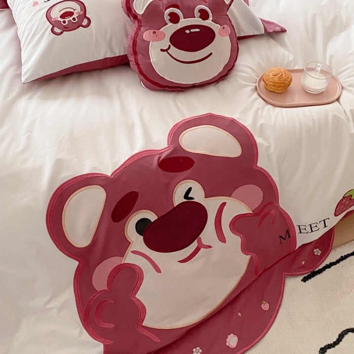 91家纺网 家纺一手货源 找家纺 （总）朗莎 2022新款全棉水洗棉迪士尼系列四件套