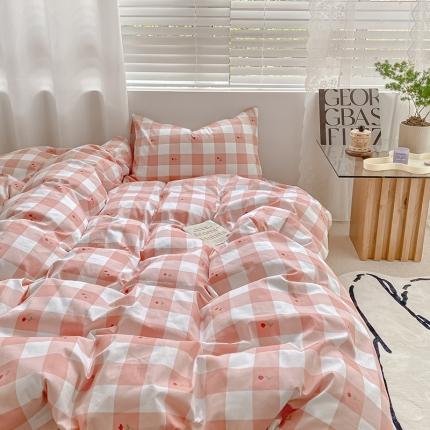 91家纺网 家纺一手货源 找家纺 （总）雅居纺 2022新款全棉13070印花小清新四件套