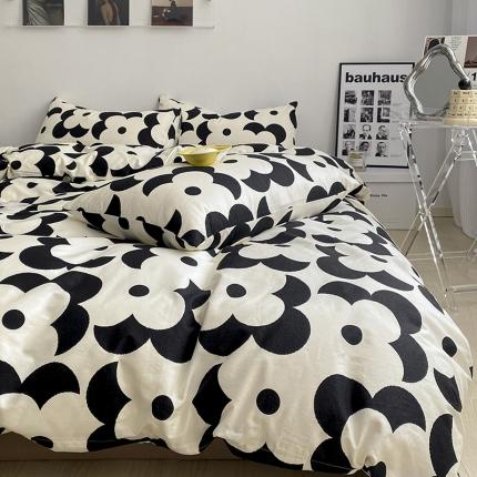 91家纺网 家纺一手货源 找家纺 （总）雅居纺 2022新款全棉13070印花小清新四件套