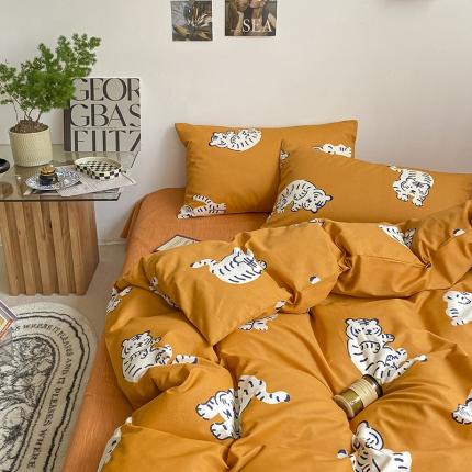 91家纺网 家纺一手货源 找家纺 （总）雅居纺 2022新款全棉13070印花小清新四件套