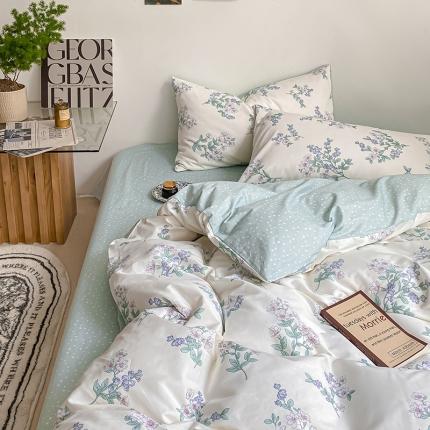 91家纺网 家纺一手货源 找家纺 （总）雅居纺 2022新款全棉13070印花小清新四件套