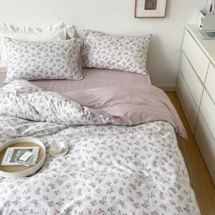 91家纺网 家纺一手货源 找家纺 （总）梦家居 2022新款小清新系列全棉四件套