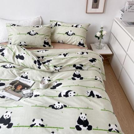 91家纺网 家纺一手货源 找家纺 （总）梦家居 2022新款小清新系列全棉四件套