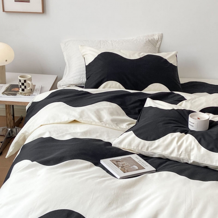 91家纺网 家纺一手货源 找家纺 （总）梦家居 2022新款小清新系列全棉四件套