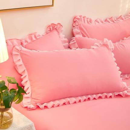 91家纺网 家纺一手货源 找家纺 （总）莉莉安 2025新款韩版公主风亲肤单枕套-爱恋