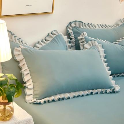 91家纺网 家纺一手货源 找家纺 （总）莉莉安 2025新款韩版公主风亲肤单枕套-爱恋