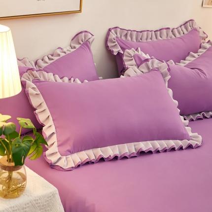 91家纺网 家纺一手货源 找家纺 （总）莉莉安 2025新款韩版公主风亲肤单枕套-爱恋