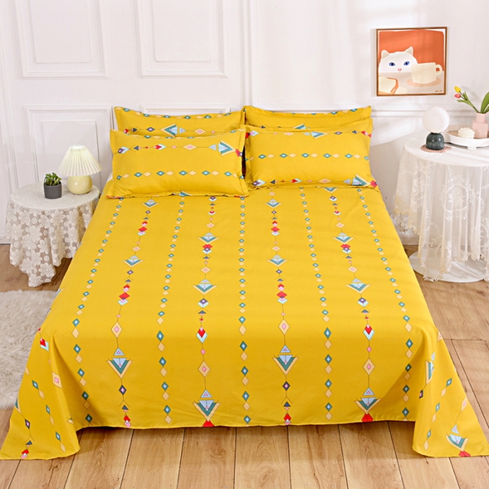 91家纺网 家纺一手货源 找家纺 梵巢家纺 芦荟棉单床单 安纳西