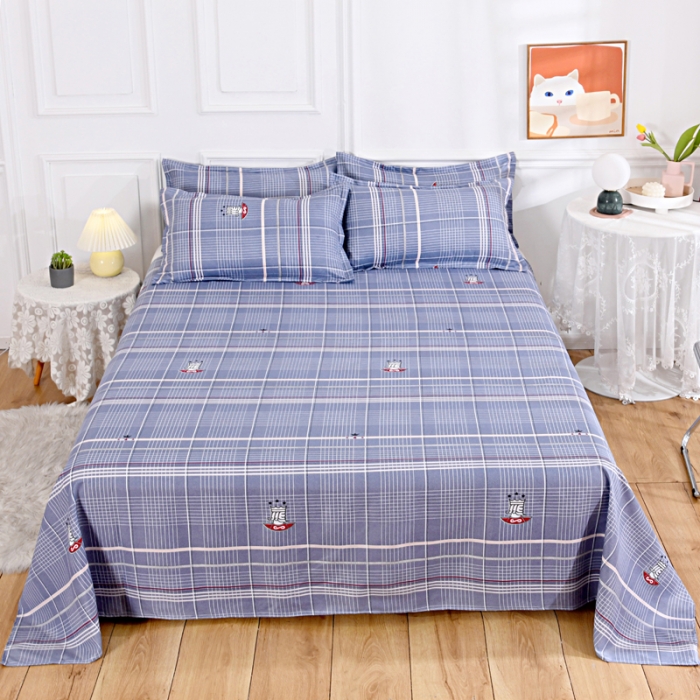 91家纺网 家纺一手货源 找家纺 梵巢家纺 芦荟棉单床单 布拉格