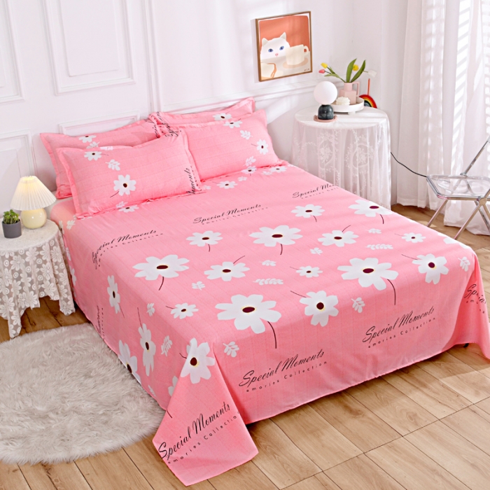 91家纺网 家纺一手货源 找家纺 梵巢家纺 芦荟棉单床单 片片飞花