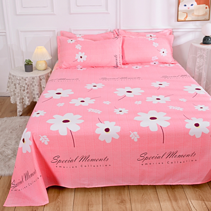 91家纺网 家纺一手货源 找家纺 梵巢家纺 芦荟棉单床单 片片飞花