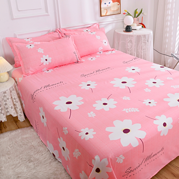 91家纺网 家纺一手货源 找家纺 梵巢家纺 芦荟棉单床单 片片飞花