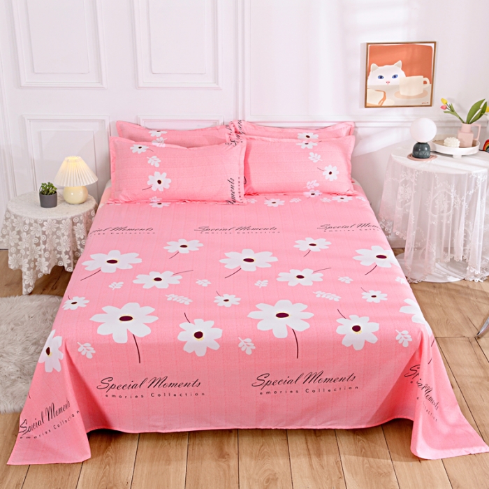 91家纺网 家纺一手货源 找家纺 梵巢家纺 芦荟棉单床单 片片飞花