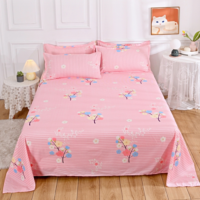 91家纺网 家纺一手货源 找家纺 梵巢家纺 芦荟棉单床单 幸运树