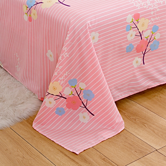 91家纺网 家纺一手货源 找家纺 梵巢家纺 芦荟棉单床单 幸运树