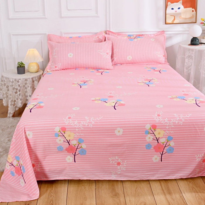 91家纺网 家纺一手货源 找家纺 梵巢家纺 芦荟棉单床单 幸运树