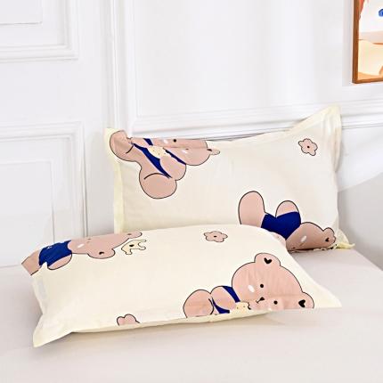 91家纺网 家纺一手货源 找家纺 （总）梵巢 家纺芦荟棉枕套磨毛化纤枕套48*74cm