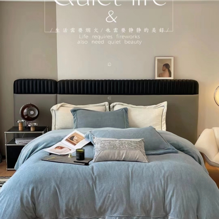 91家纺网 家纺一手货源 找家纺 左视觉 轻奢绒套件样片