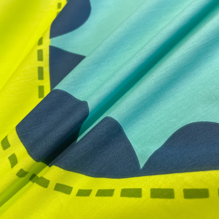 91家纺网 家纺一手货源 找家纺 金爱家 2023新款全棉大版单品 恐龙-绿