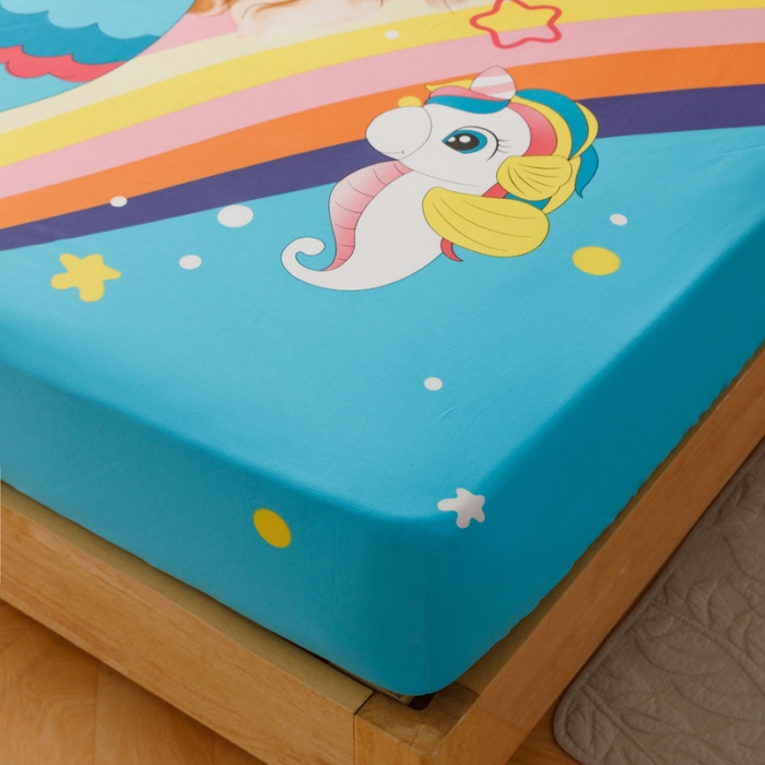 91家纺网 家纺一手货源 找家纺 金爱家 2023新款全棉大版单品 美人鱼