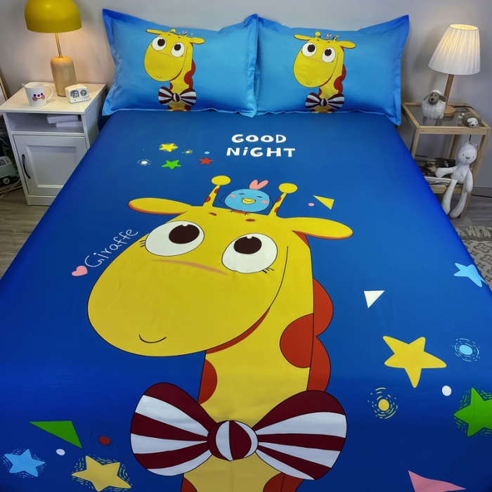 91家纺网 家纺一手货源 找家纺 金爱家 2023新款全棉大版单品 羞羞鹿