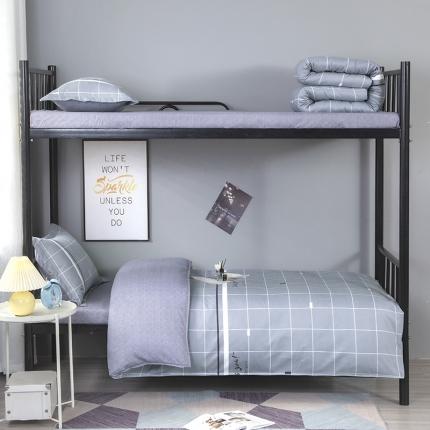 91家纺网 家纺一手货源 找家纺 (总)简冠 2023新北欧风亲肤植物羊绒磨毛宿舍单品及三件套