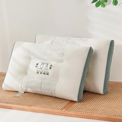 91家纺网 家纺一手货源 找家纺 仁宇枕业 2022新款全棉草本自然睡眠枕头