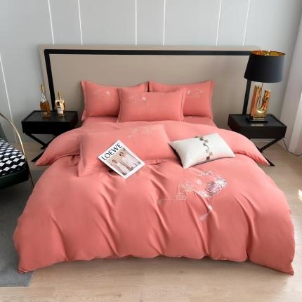 91家纺网 家纺一手货源 找家纺 （总）优轩家居 2022新款碳素磨毛刺绣四件套汇总