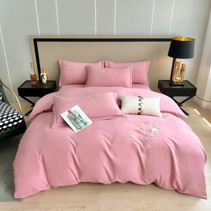 91家纺网 家纺一手货源 找家纺 （总）优轩家居 2022新款碳素磨毛刺绣四件套汇总