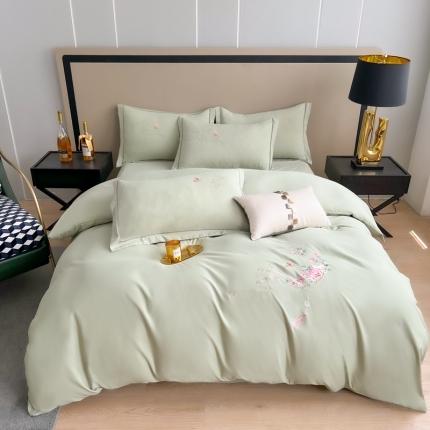 91家纺网 家纺一手货源 找家纺 （总）优轩家居 2022新款碳素磨毛刺绣四件套汇总