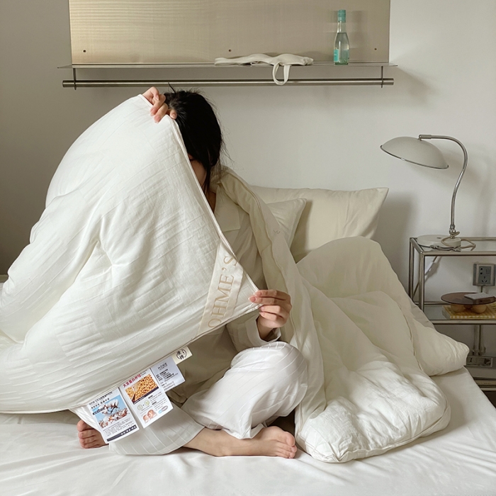 91家纺网 家纺一手货源 找家纺 窝米 2022新款全棉提花冬被