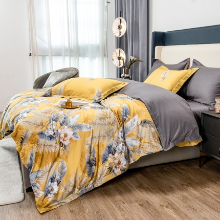 91家纺网 家纺一手货源 找家纺 品乐100支长绒棉数码印花（全棉）被套