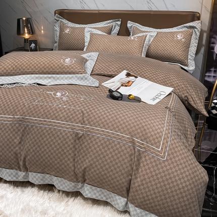 91家纺网 家纺一手货源 找家纺 （总）花漾家居 2023新款秋冬磨毛绣花四件套