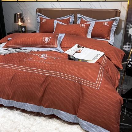 91家纺网 家纺一手货源 找家纺 （总）花漾家居 2023新款秋冬磨毛绣花四件套