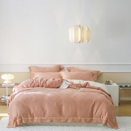 91家纺网 家纺一手货源 找家纺 （总）艾莱家纺2022新款华夫格全棉水洗棉四件套-卡诺凡