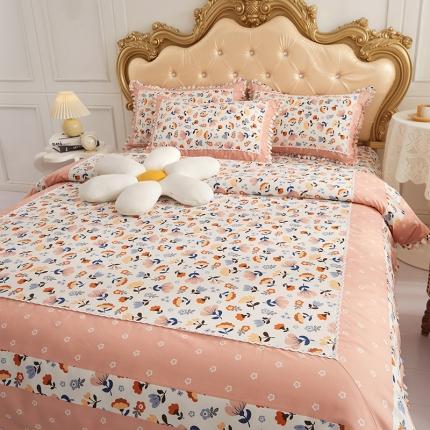 91家纺网 家纺一手货源 找家纺 （总）皇谱家纺 新款韩版欧彩棉四件套磨毛直播爆款专版花型