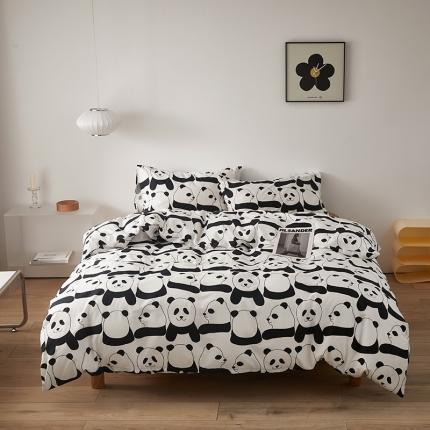 91家纺网 家纺一手货源 找家纺 怡家居 2022新款全棉印花四件套第七批 盼盼