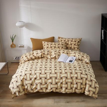 91家纺网 家纺一手货源 找家纺 怡家居 2022新款全棉印花四件套第七批 午后