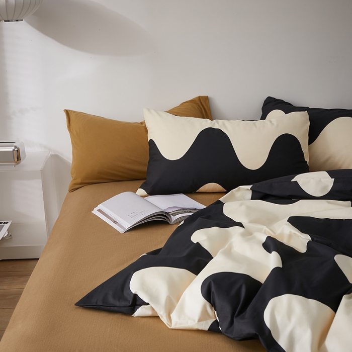 91家纺网 家纺一手货源 找家纺 怡家居 2022新款全棉印花四件套第七批 爱巢