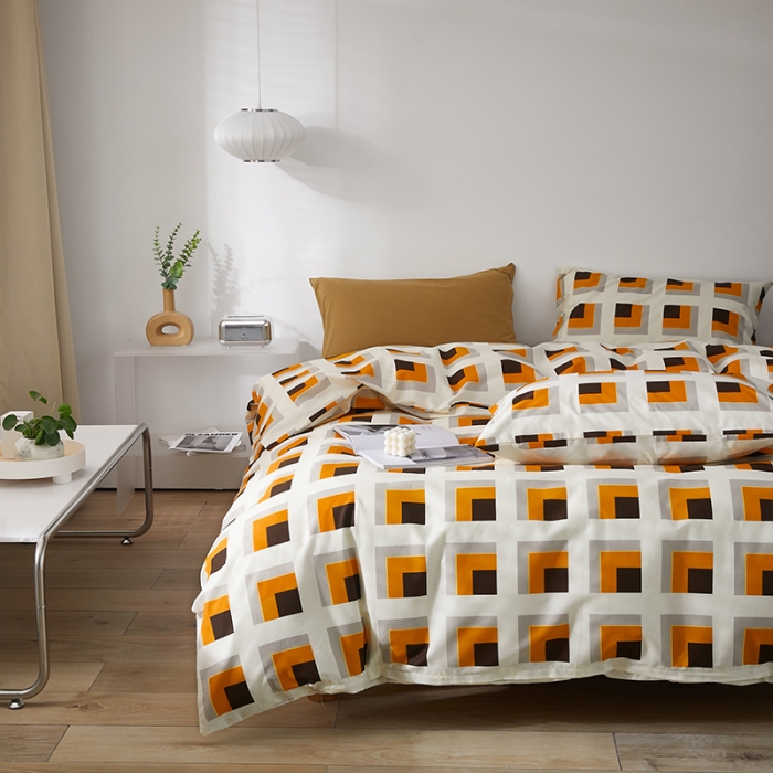 91家纺网 家纺一手货源 找家纺 怡家居 2022新款全棉印花四件套第七批 罗拉