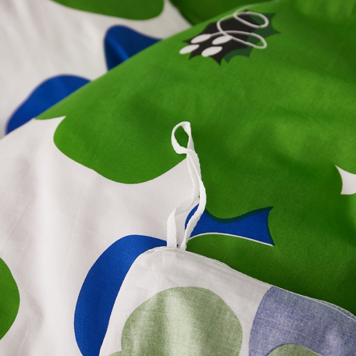 91家纺网 家纺一手货源 找家纺 怡家居 2022新款全棉印花四件套第七批 绿日长夏