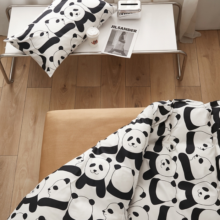 91家纺网 家纺一手货源 找家纺 怡家居 2022新款全棉印花四件套第七批 盼盼