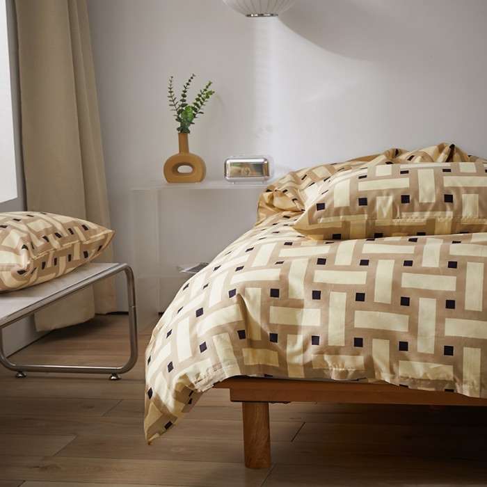 91家纺网 家纺一手货源 找家纺 怡家居 2022新款全棉印花四件套第七批 午后