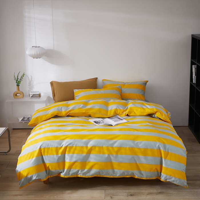 91家纺网 家纺一手货源 找家纺 怡家居 2022新款全棉印花四件套第七批 尤里