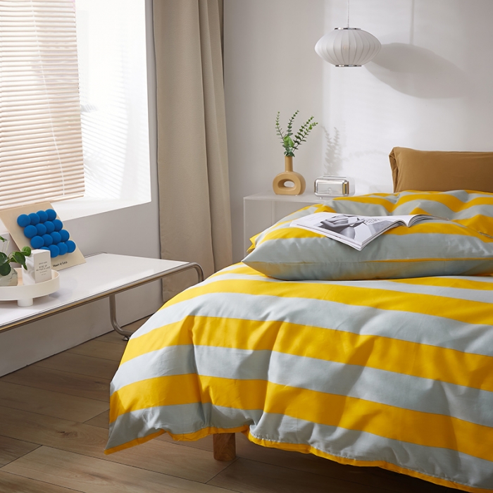 91家纺网 家纺一手货源 找家纺 怡家居 2022新款全棉印花四件套第七批 尤里