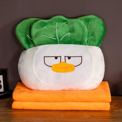 91家纺网 家纺一手货源 找家纺 （总）仟亿莱 2022新款创意白菜抱枕毯