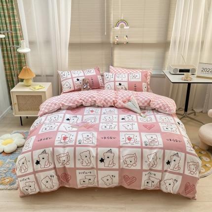 91家纺网 家纺一手货源 找家纺 (总)金丝鸟家纺 2022新款全棉四件套