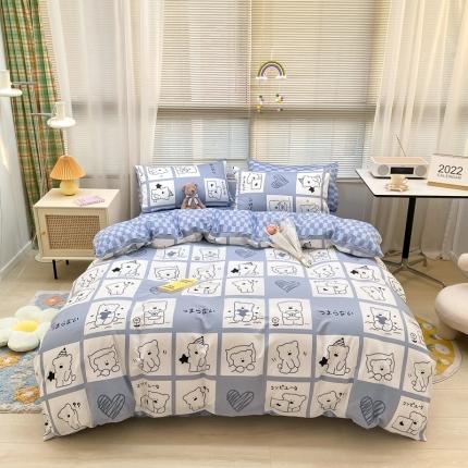 91家纺网 家纺一手货源 找家纺 (总)金丝鸟家纺 2022新款全棉四件套