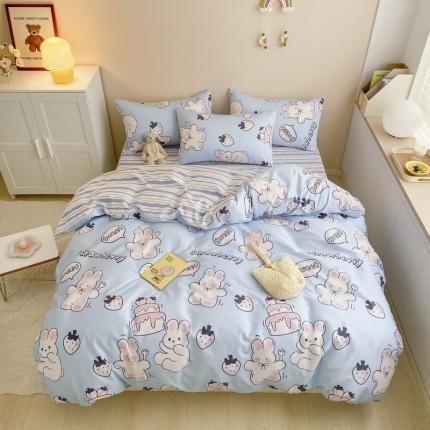 91家纺网 家纺一手货源 找家纺 (总)金丝鸟家纺 2022新款全棉四件套