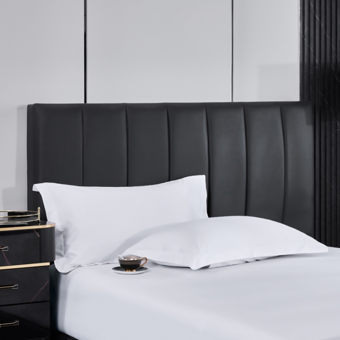 91家纺网 家纺一手货源 找家纺 （总）罗菲尼酒店宾馆民宿贡缎喷气40s60s四件套白色